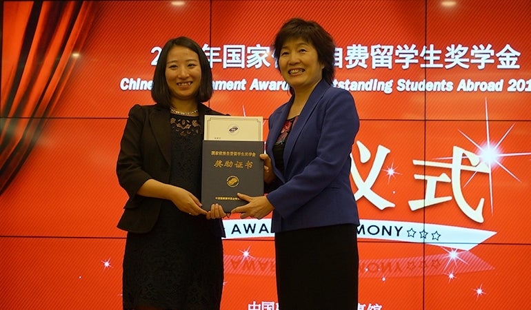 Jingwen Zhang Receives Honor From Chinese Government Annenberg 