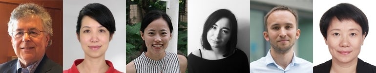 Collage of headshots of Howard Blumenthal, Hong Chen, Hui Fang, Martyna Gliniecka, Nikita Savin and Yu Weili