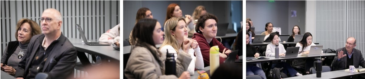 Snapshots from the "Conventions, Debates, and Campaigns" course co-taught by Marjorie Margolies, Craig Snyder, and David Eisenhower