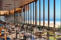 Bistro looking out on Australian beach