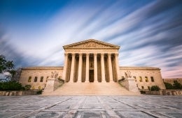 landscape image of the U.S. Supreme Court building