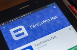 Smartphone screen showing the FanFiction.net app