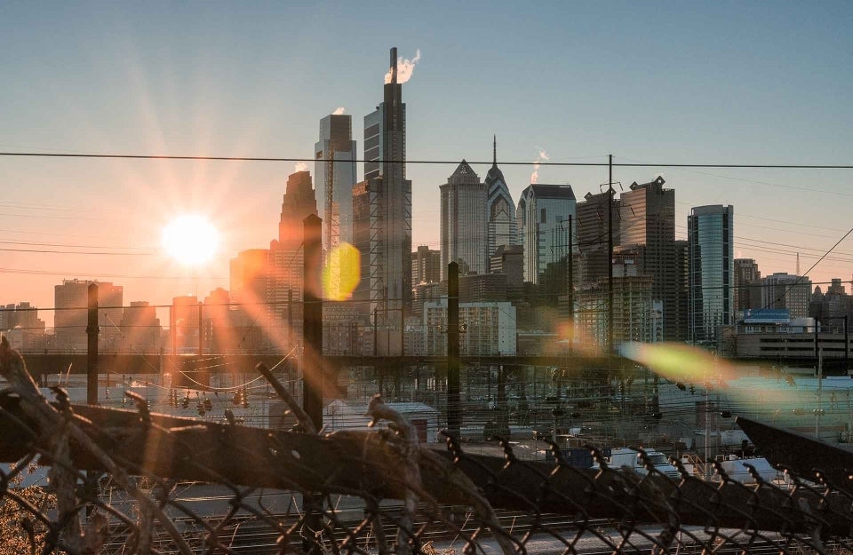 Philadelphia Skyline at Sunrise, photo credit Kelly Kiernan / Unsplash