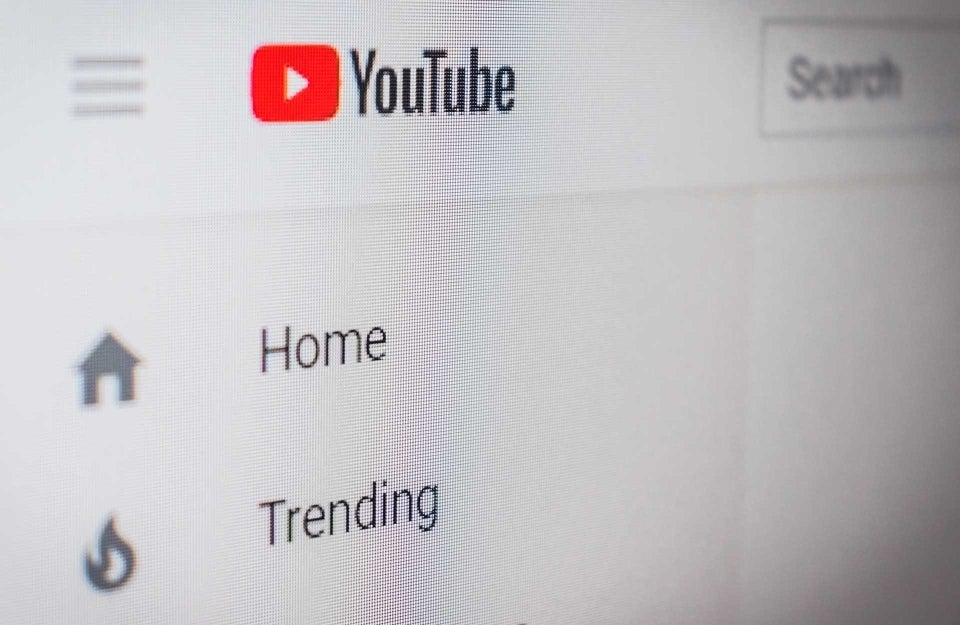 Close-up of menu sidebar on YouTube homepage, photo credit Christian Wiediger / Unsplash