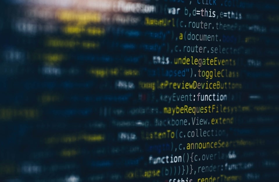 Computer code on screen; photo credit: Markus Spiske / Unsplash