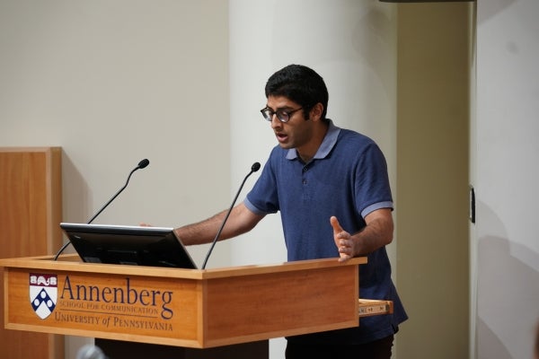 Sanjay Jolly presenting