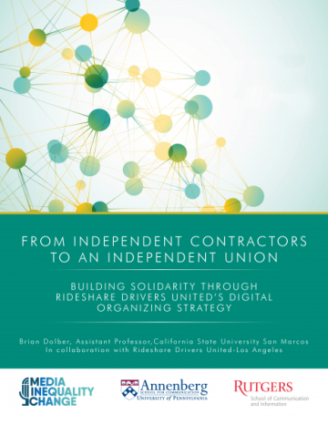 cover of MIC report on RDU with abstract design in green and yellow